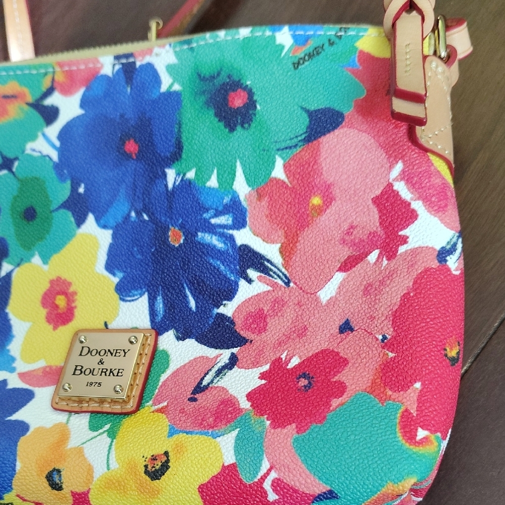 Dooney & Bourke Colorful Floral Crossbody Bag - Picture 3 of 8
